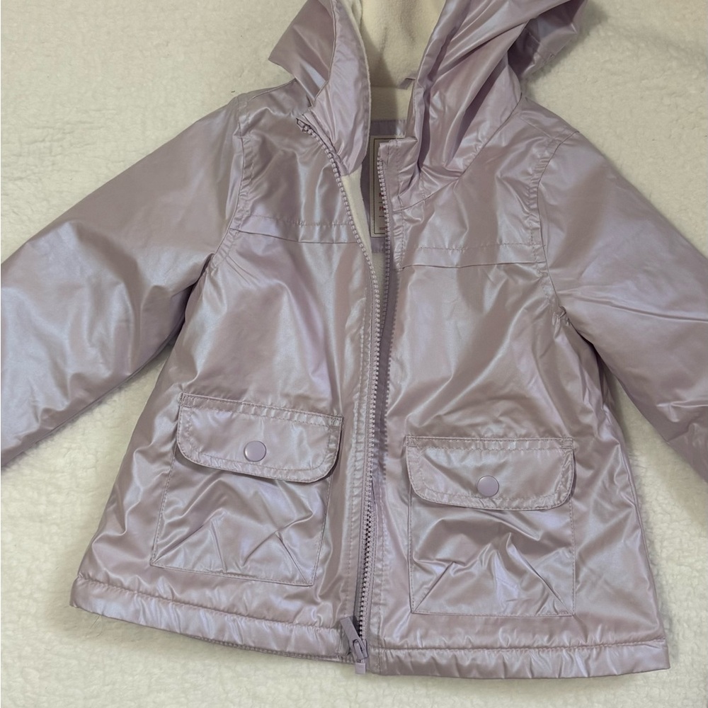 Carter's Shiny Lavender Raincoat